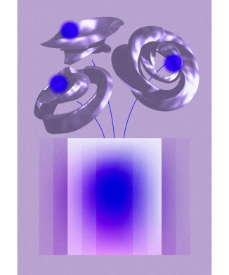 Imaginary Flowers A3ポスター no.138