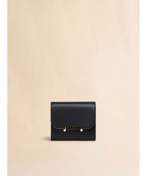 MARNI ENVELOPE 3つ折りウォレット BLACK UNI MARNI ENVELOPE 3つ折りウォレット BLACK UNI