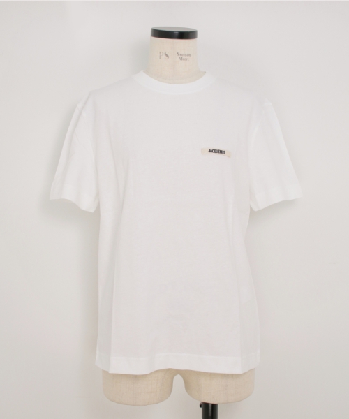 JACQUEMUS LE TSHIRT GROS GRAIN MC WHITE M