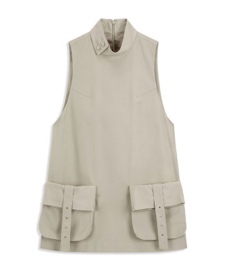 CARGO POCKET MINI DRESS