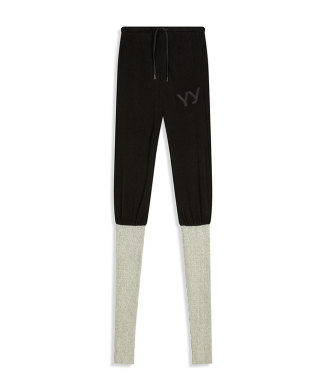 LAYERED KNEE SOCKS PANTS