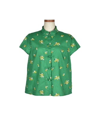 Mimosa embroidery China ブラウス