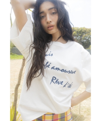 【styling/】Collaboration Embroidery Tシャツ