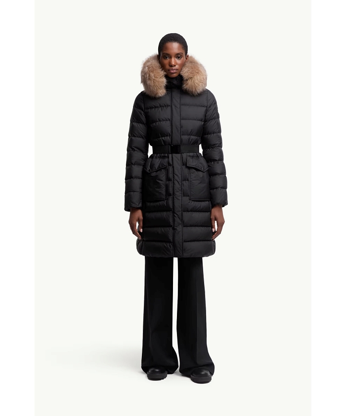 モンクレールロングダウン MONCLER モンクレール フーディット ロング ダウン コート Hirma