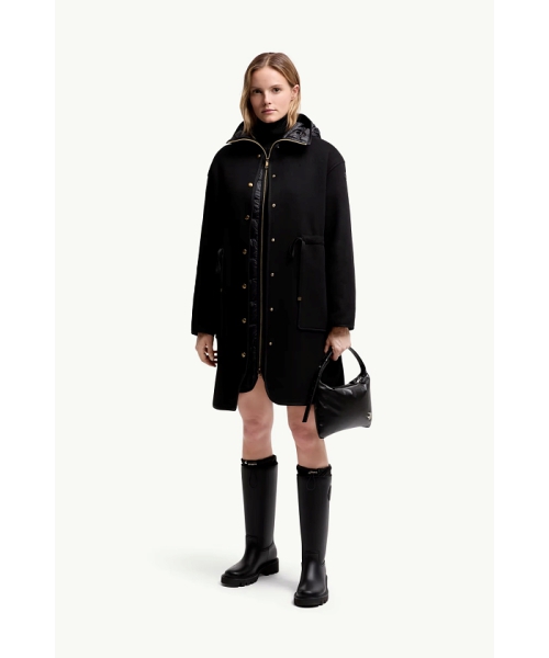 MONCLER Bonreposse ロングダウンジャケット ブラック 0 MONCLER Bonreposse ロングダウンジャケット ブラック 0