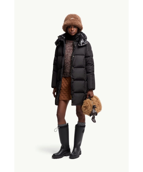 MONCLER Litte ロングダウンジャケット ブラック 2 MONCLER Litte ロングダウンジャケット ブラック 2