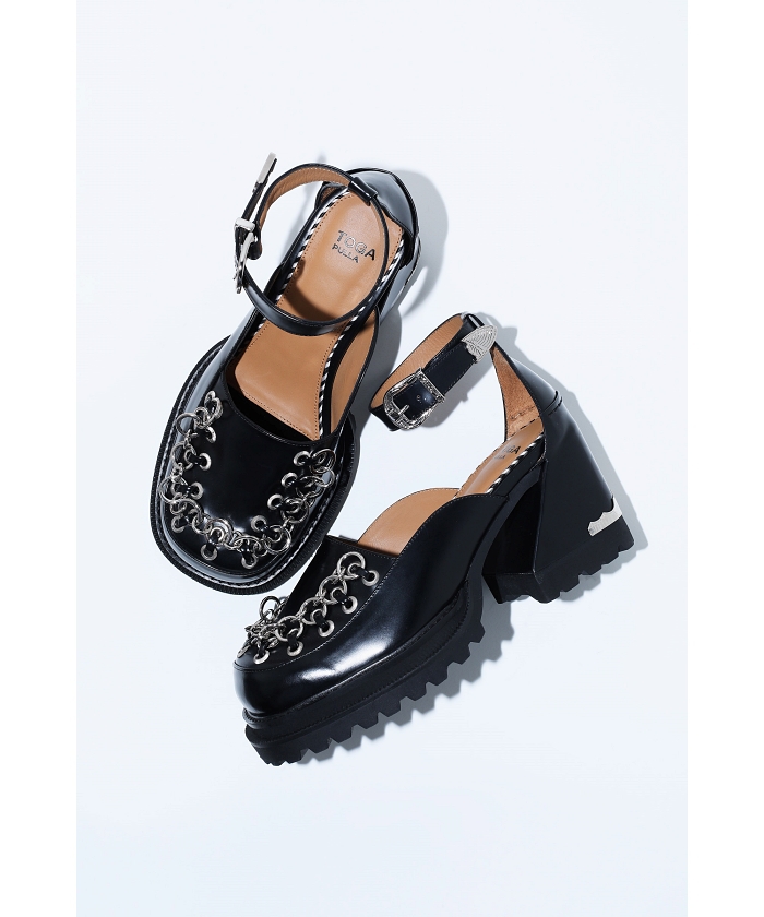 TOGA PULLA】Hoop chain heel pumps(F259A111)｜阪急百貨店公式通販