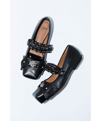 【TOGA PULLA】Braid strap ballet
