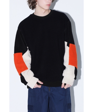 ［9/5(金)10:00販売開始予定］【TOGA TOO】Wool mix pile boa pullover