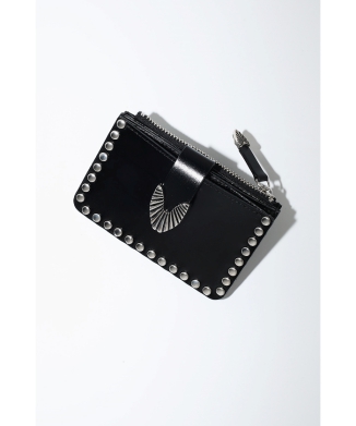 【TOGA TOO】Leather wallet studs small