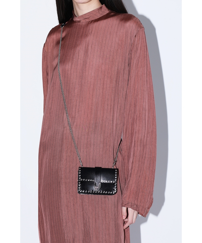 TOGA TOO】Chain leather wallet studs(F259C011)｜阪急百貨店公式通販