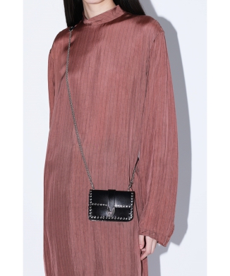 【TOGA TOO】Chain leather wallet studs