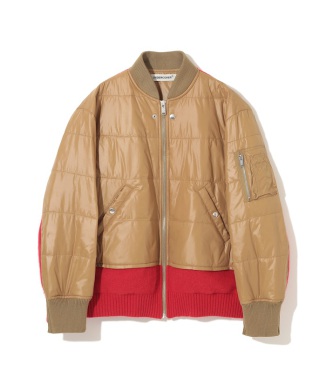 キルティングブルゾン