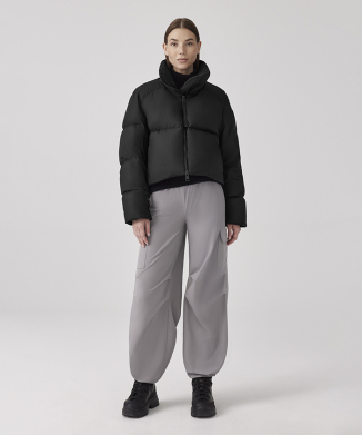 4822W Garnet Cropped Puffer