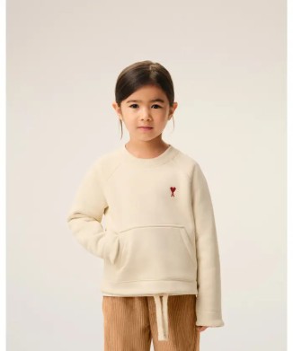 コットン Ami De Coeur クルーネックスウェットシャツ