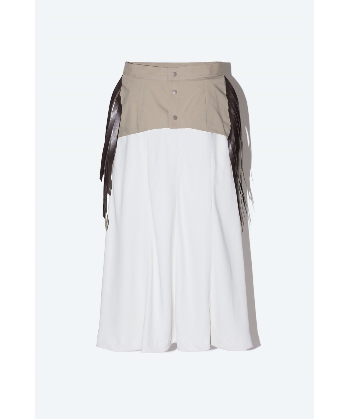 スカート Toga pulla TOGA PULLA】Twill fringe skirt(F25DC012)｜阪急百貨店公式通販サイト