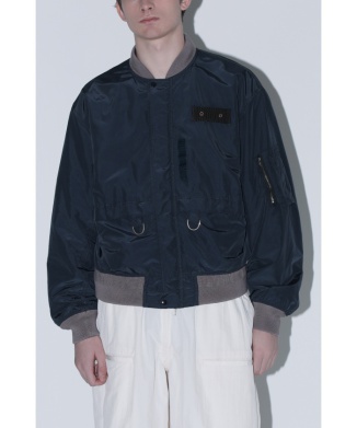 ［12/5(金)10:00販売開始予定］【TOGA VIRILIS】High count taffeta blouson