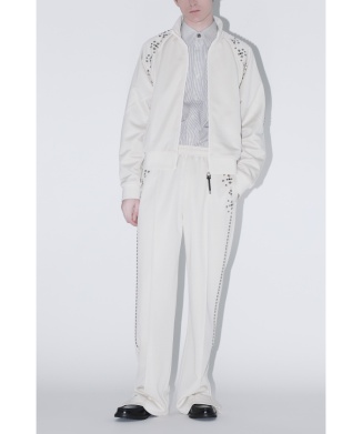 【TOGA VIRILIS】Polyester jersey track pants