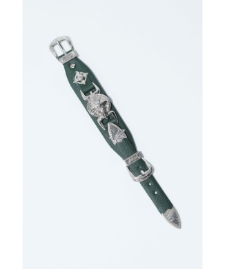 ［12/5(金)10:00販売開始予定］【TOGA TOO】Double buckle concho bangle