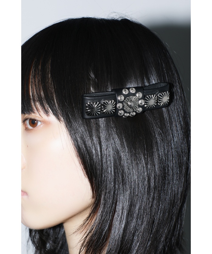 TOGA TOO】Concho leather barrette(F25DC052)｜阪急百貨店公式通販