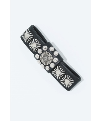 【TOGA TOO】Concho leather barrette