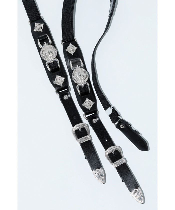 TOGA TOO】Metal leather suspender(F25DC056)｜阪急百貨店公式通販