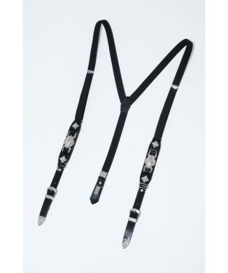 【TOGA TOO】Metal leather suspender