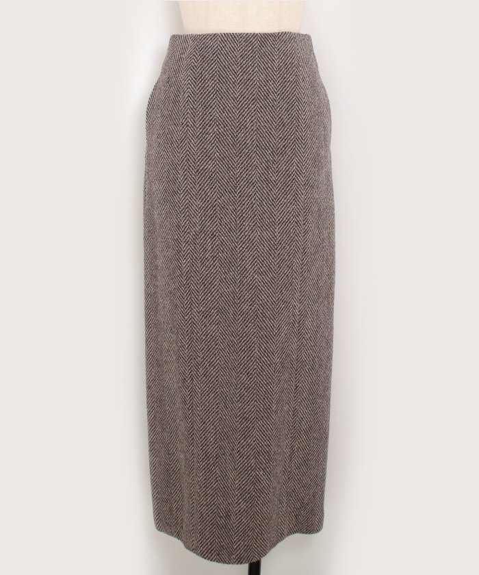 LAMA SHETLAND WOOL TWEED SKIRT(F25DS003)｜阪急百貨店公式通販サイト