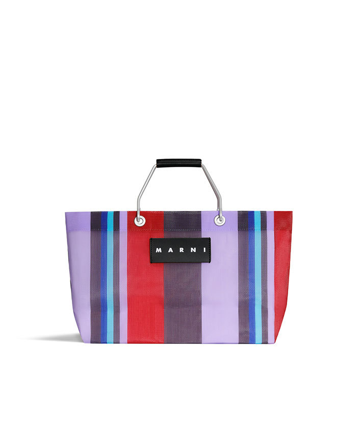 最終価格‼️阪急購入MＡRＮＩマルニフラワーマーケット　バックストライプ ストライプバッグ ミニ［25/12/11(木)20:00販売開始予定］(F25DT003