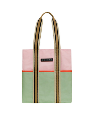 カラーブロックキャンバスバッグ［25/12/12(金)20:00販売開始予定］