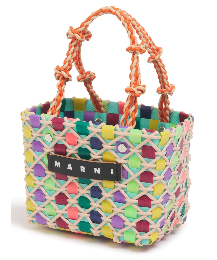 【美品】MARNI マーケット かごバッグ　ケーキバスケット ケーキバスケット マイクロ[25/12/11(木)20:00販売開始](F25DT039