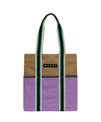 カラーブロックキャンバスバッグ［25/12/12(金)20:00販売開始予定］