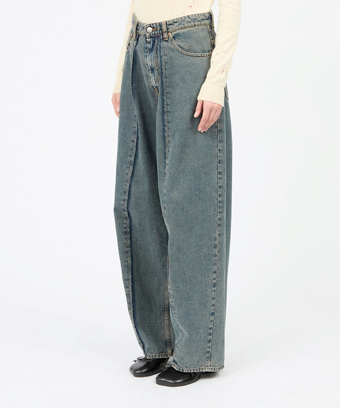 ワイドレッグ ジーンズ(F25NA011)｜阪急百貨店公式通販サイト｜阪急