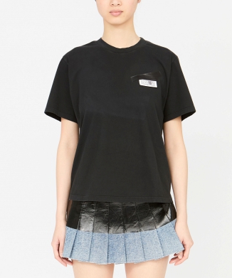 テープドラベル コットン Tシャツ