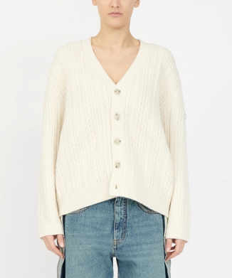 ケーブルニット カーディガン