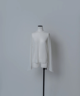 SLASH CUFF SHEER KNIT