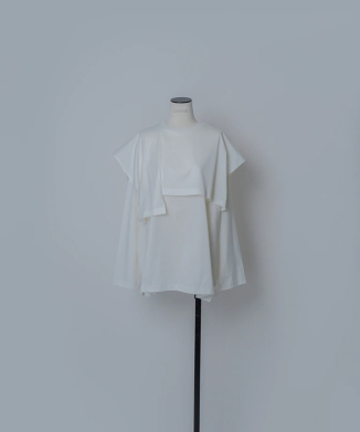 LAYERED SLIT CUT&SEW