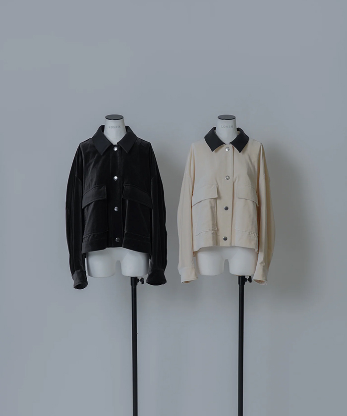 ローヘンlohen velvet shirt blouson VELVET SHIRT BLOUSON(F25NB008)｜阪急百貨店公式通販サイト｜阪急