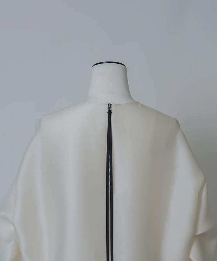 トップス LOHEN BICOLOR CORD BLOUSE white BICOLOR CORD BLOUSE