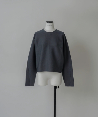 ミラノリブドルマンスリーブプルオーバー