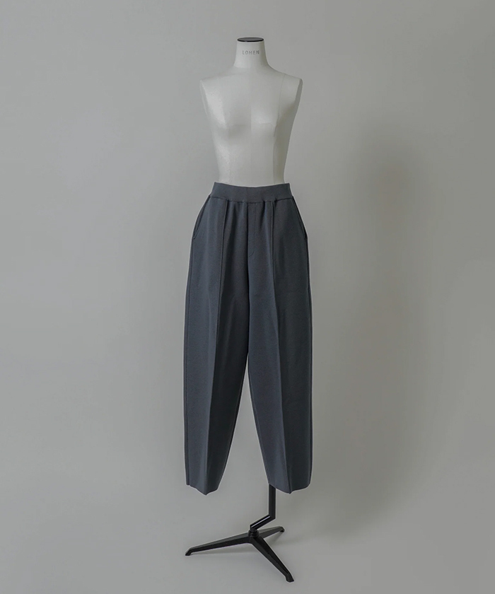 ミラノリブピンタックワイドパンツ(F25NB026)｜阪急百貨店公式通販