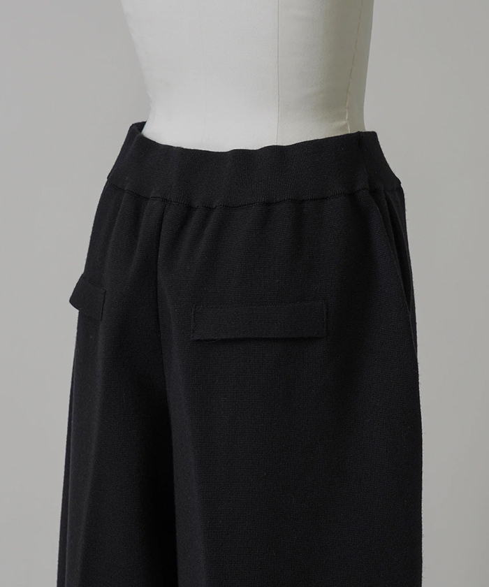 ミラノリブピンタックワイドパンツ(F25NB026)｜阪急百貨店公式通販