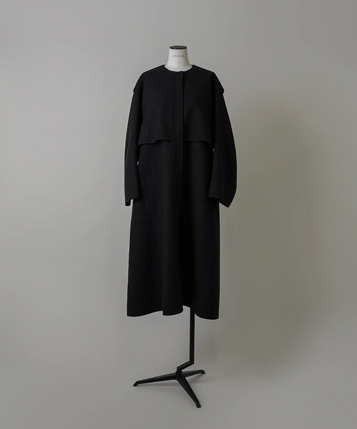 ☆*☆様 美品★lohen★ レイヤードロングリバーコート LOHEN レイヤードロングリバーコート - メルカリ