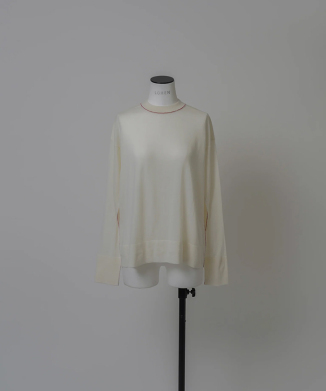 LOHEN ボキシーラインクロップドロンT ホワイト 2024AW PRE ORDER】Voxy line cropped T shirt – LOHEN