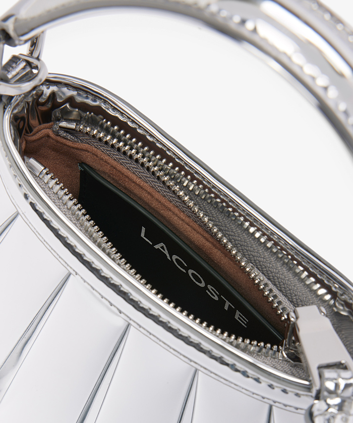 シルバーミラーレザーショルダーバッグ(F25NC026)｜阪急百貨店公式通販