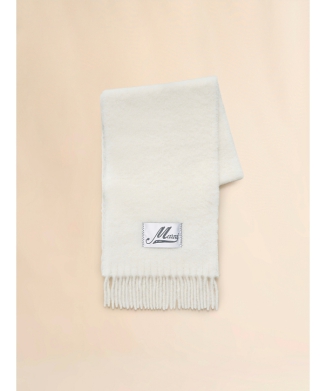 アルパカ混ロングマフラー