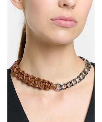 フラットチェーンコードネックレス