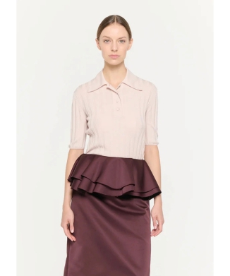 ライトメリノウールポロニット