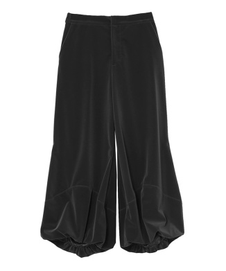 VELVET HEM GATHER PT【セットアップ着用可能】