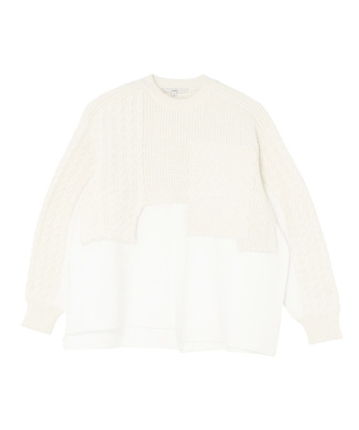 CABLE LAYER KNIT TOP